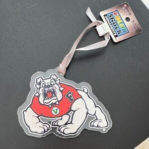 Ferris State University Bulldog Mascot Holiday Ornament NEW from Rally Sport